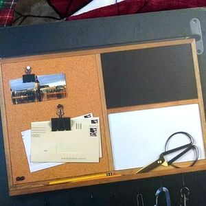 Cork Board & Message Center Modular Wall Organizer